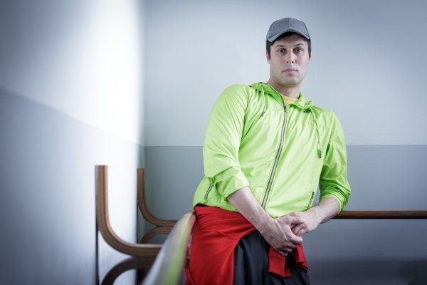 Leo Mujić na probi baleta Glembajevi