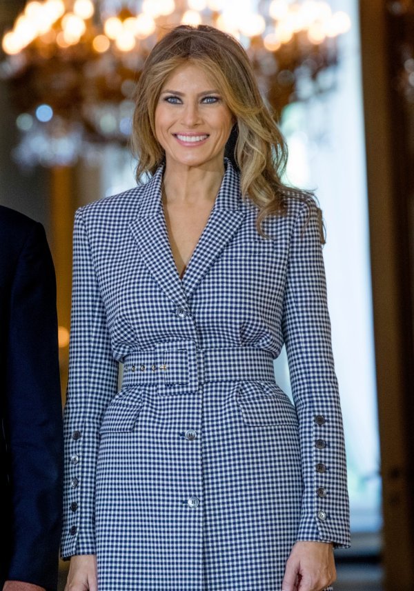 Melania Trump u Michael Kors outfitu u posjetu Belgiji