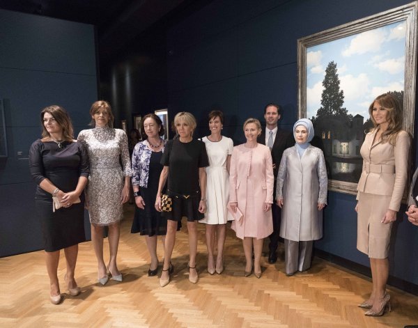 Gauthier Destenay u društvu prvih dama