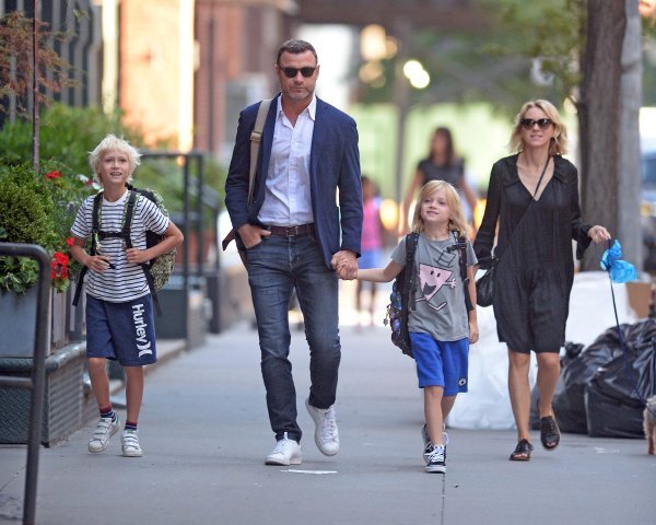 Naomi Watts i Liev Schreiber s djecom