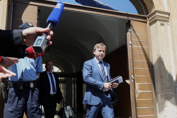 Maksim Poletaev, potpredsjednik Sberbanka, nakon sastanka u Vladi
