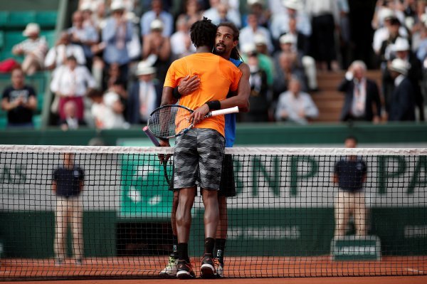 Gäel Monfils i Dustin Brown