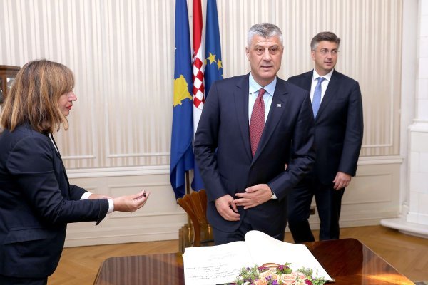 Andrej Plenković i Hashim Thaci