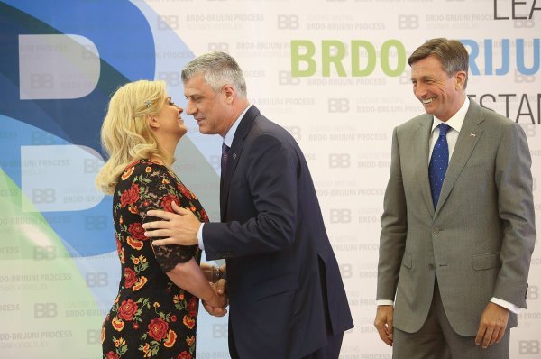 Kolinda Grabar Kitarović, Gjorgdje Ivani i Borut Pahor