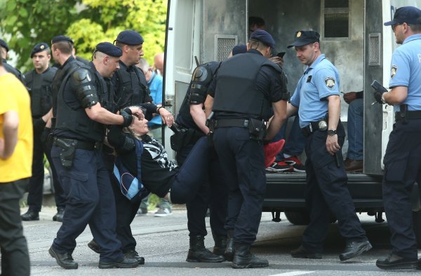 Deložacija na Črnomercu