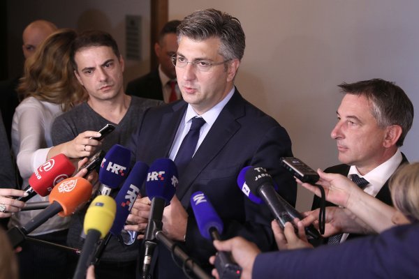 Andrej Plenković, Predrag Štromar