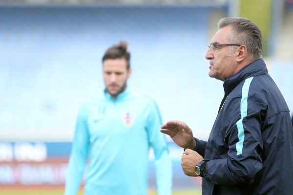 Trening hrvatske reprezentacije u Reykjaviku - Ante Čačić