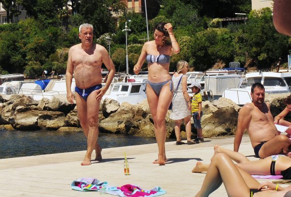 Ante Ramljak na plaži