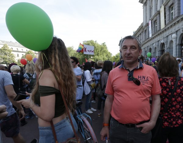 Predrag Štromar na Zagreb Prideu 