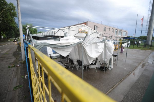 Olujno nevrijeme u Novom Zagrebu