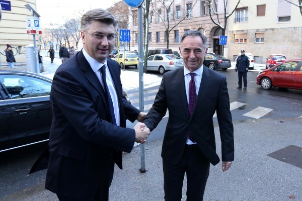 Andrej Plenković i Milorad Pupovac