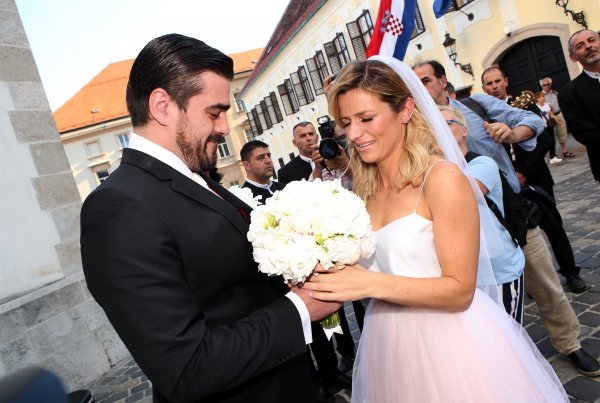 Antonija Blaće i Hrvoje Brlečić vjenčali su se 2015. godine u Zagrebu u crkvi Svetog Marka