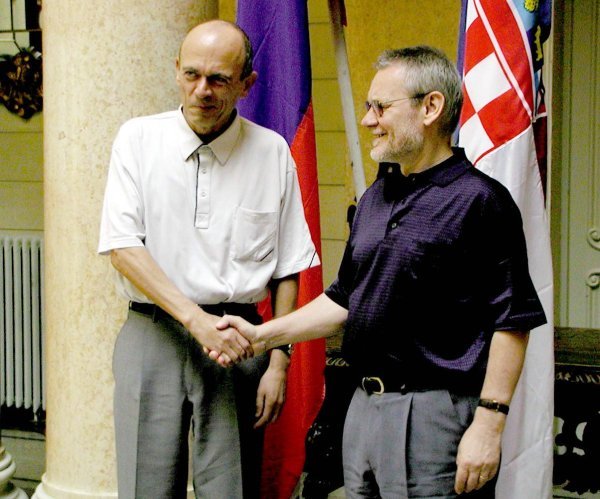 Janez Drnovšek i Ivica Račan