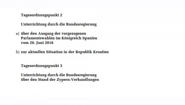 Hrvatska na dnevnom redu Odbora za EU Bundestaga www.bundestag.de