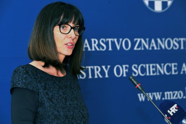 'Ako gledamo našu znanost uglavnom se baziramo na ulaganjima koja dolaze iz državnog proračuna, a na europskom smo začelju što se tiče ulaganja iz drugih izvora', kazala je ministrica Divjak