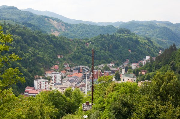 Panorama Srebrenice