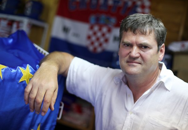 Jakov Marković, vlasnik tvrtke za izradu zastava i suvenira Cro-Sport-Vez