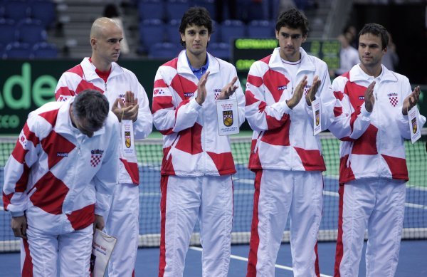 Ančić s hrvatskom reprezentacijom