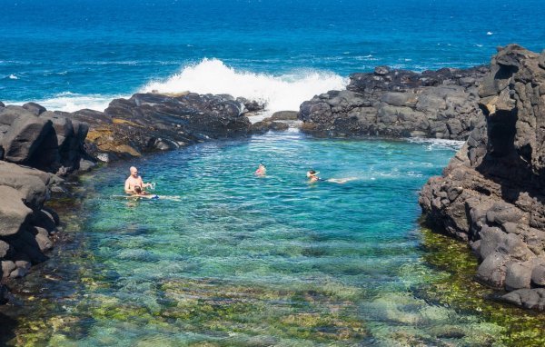 Kraljičina kupka, otok Kauai na Havajima