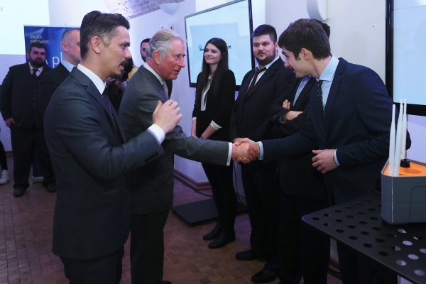 Princ Charles tijekom posjeta Hrvatskoj sastao se i s članovima Osijek Software Cityja