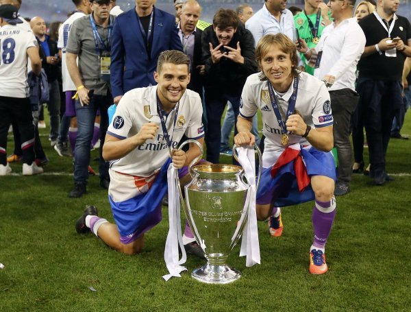 Mateo Kovačić i Luka Modrić
