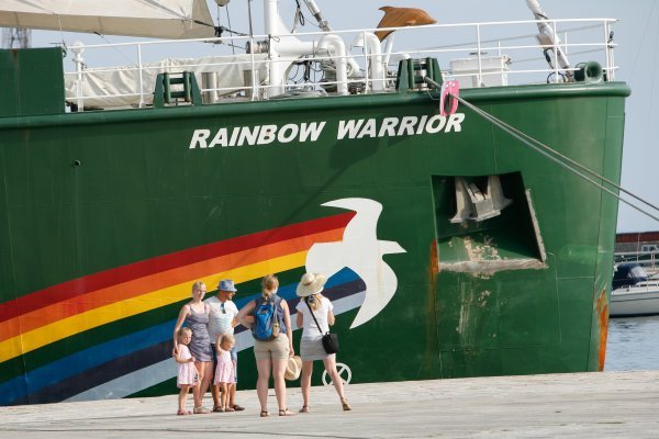 Brod Greenpeacea 'Rainbow Warrior III' u Rijeci