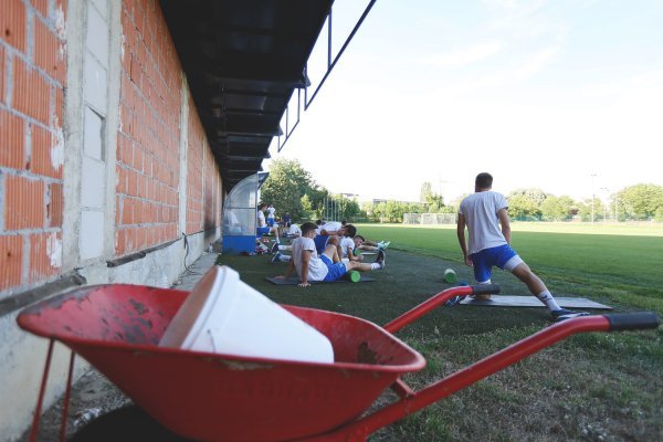 Atmosfera na treningu NK Rudeš