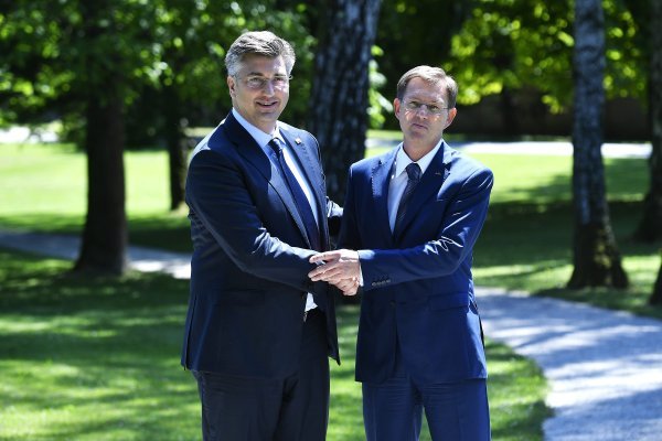 Andrej Plenković i Miro Cerar