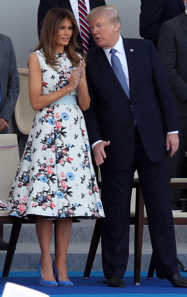 Melania Trump u cvjetnoj Valentino haljini