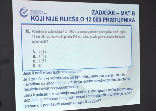 Zadatak koji nije riješilo 12.000 pristupnika