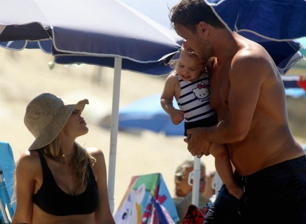 Francesco Totti na odmoru s obitelji