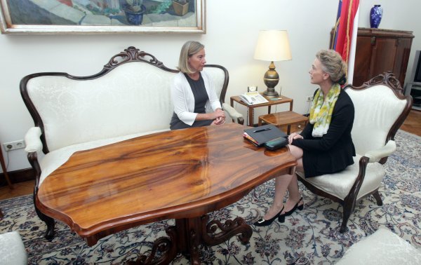 Marija Pejčinović Burić i Federica Mogherini