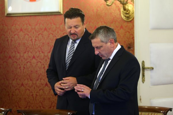 Lovro Kušćević i Predrag Štromar 