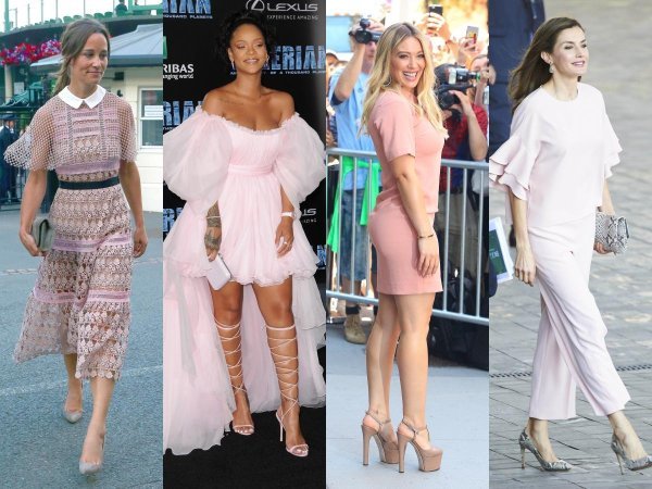 Slavne dame u prljavoružičastim kombinacijama