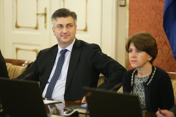 Andrej Plenković i Andreja Gabrijel