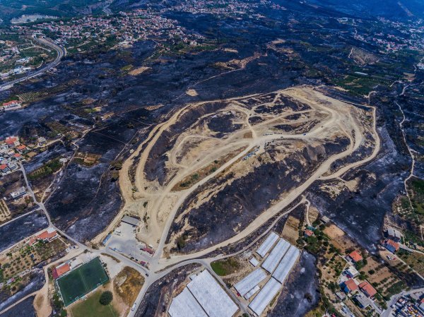 Požarište Karepovac i istočni dio Splita