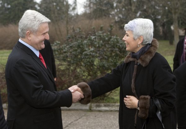 Ivica Todorić i Jadranka Kosor pri primopredaji Vupika Agrokoru