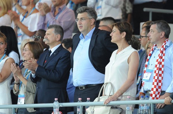 Andrej Plenković, Martina Dalić, Predrag Štromar