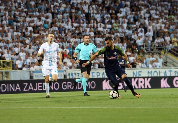 Rijeka - RB Salzburg (Filip Bradarić, Munas Dabbur)