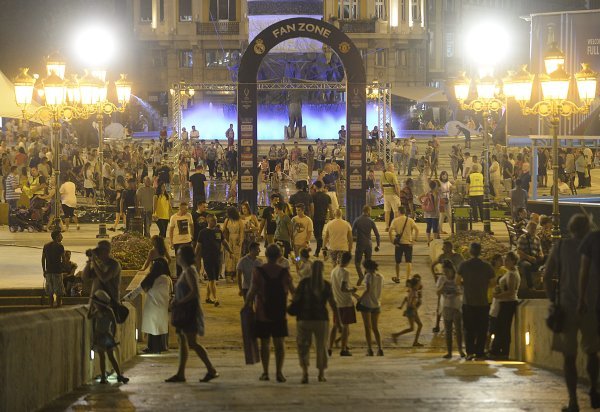 Atmosfera u Skoplju uoči finala Super kupa