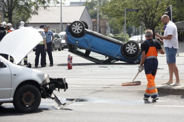 Prometna nesreća u Zagrebu