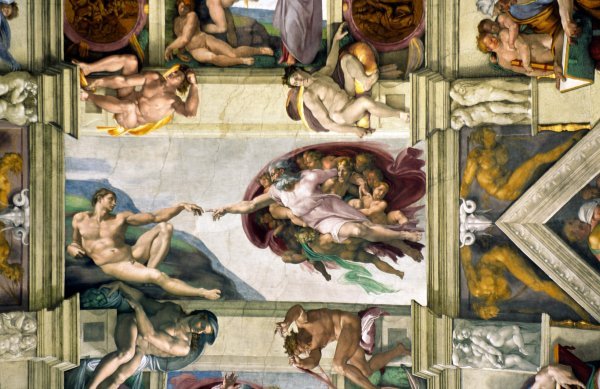 Detalji sa svoda Sikstinske kapele