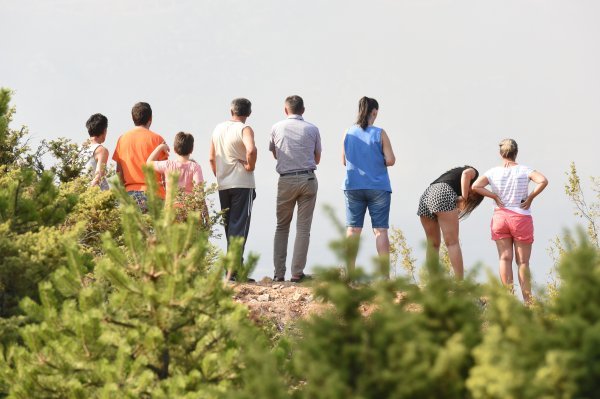 Promatranje požara kod Obrovca