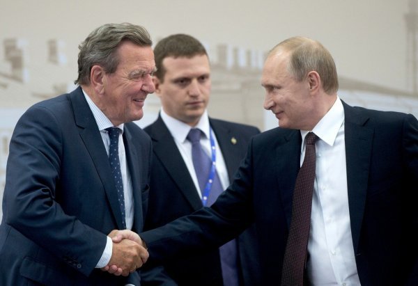 Gerhard Schroeder i Vladimir Putin