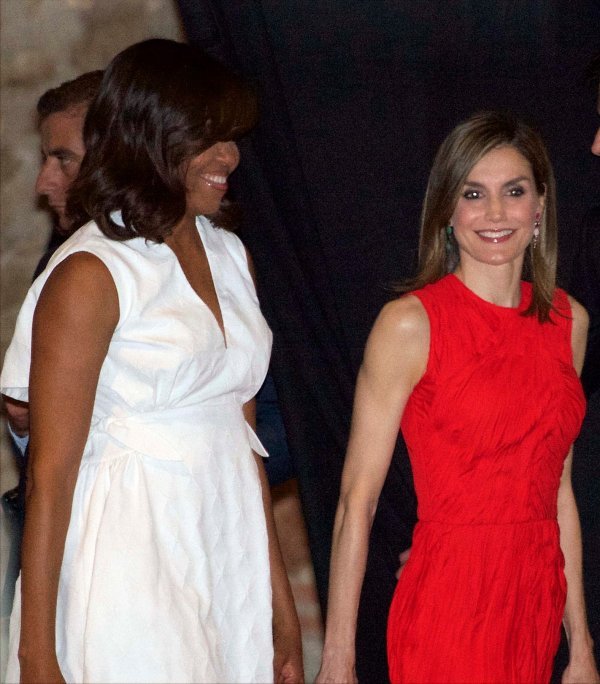 Kraljica Letizia i Michelle Obama (1)