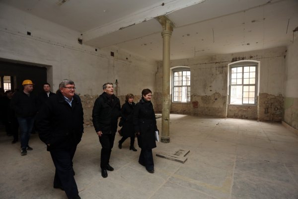 Obersnel u obilasku gradilišta MMSU-a u veljači 2017.