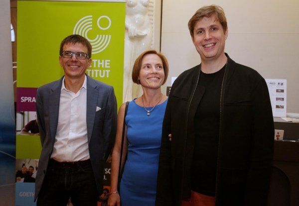 Direktor festivala Seid Serdarević i njemački književnik Daniel Kehlman