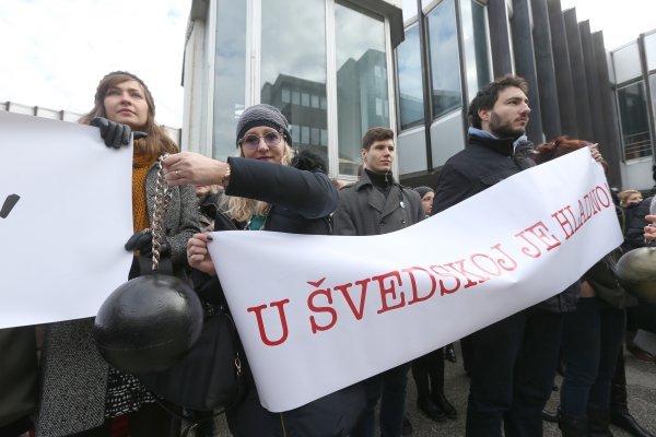 Prosvjedni skup liječnika specijalista, specijalizanata i stažista