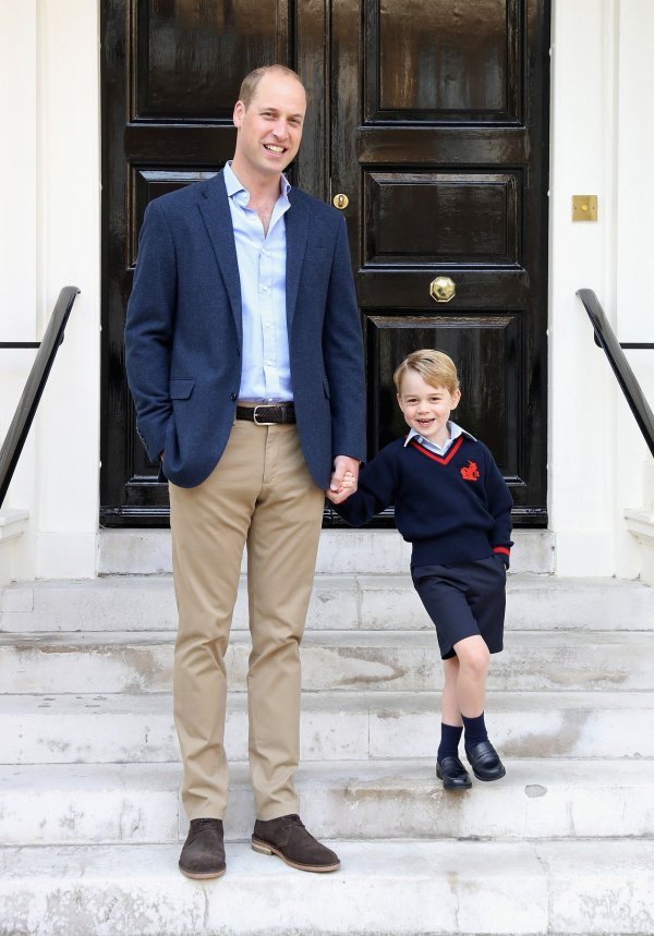 Princ William sa sinčićem, princem Georgeom