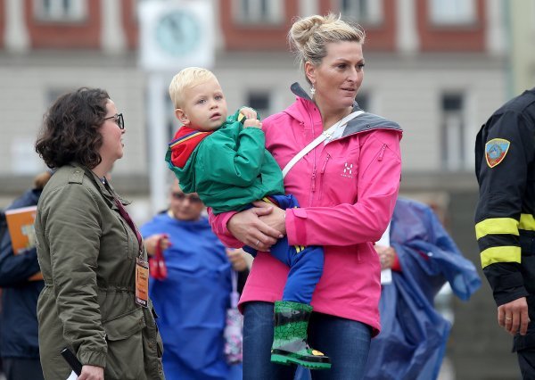 Janica Kostelić s nećakom Ivanom